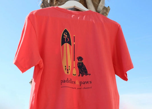 Paddles & Paws (Coral)